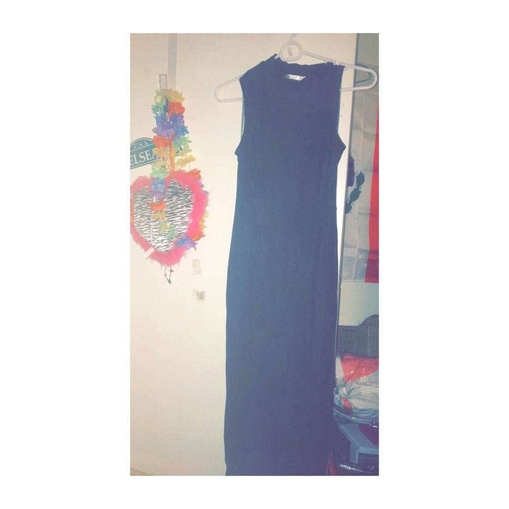 Suede Sleeve-less Dress